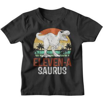 11 Years Old Boy Dinosaur T-Rex Awesome Since 2012 Birthday Youth T-shirt - Thegiftio UK