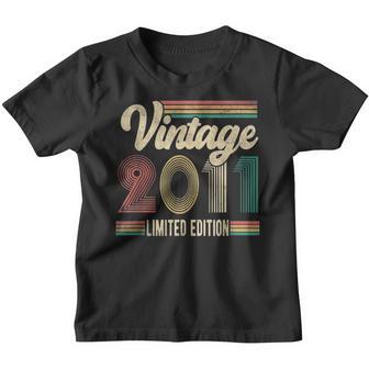 12 Year Old Gift Vintage 2011 Limited Edition 12Th Birthday Youth T-shirt - Thegiftio UK