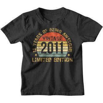 12Yr Bday Son Boy Funny 2011 12Th 12 Year Old Birthday Youth T-shirt - Thegiftio UK