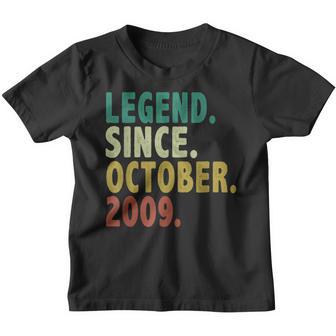 13 Years Old Gifts 13Th Birthday Boy Vintage October 2009 Youth T-shirt - Thegiftio UK