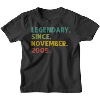 13 Years Old Legend Since November 2009 13Th Birthday Gifts Youth T-shirt - Thegiftio UK