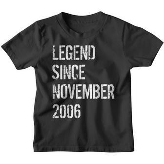 13Th Birthday Gift For Boys & Girls Born November 2006 Youth T-shirt | Mazezy