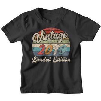13Th Birthday Gift Vintage 2010 Limited Edition 13 Years Old Youth T-shirt - Thegiftio UK