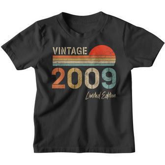 14 Year Old Gifts Vintage 2009 Limited Edition 14Th Birthday V2 Youth T-shirt - Thegiftio UK