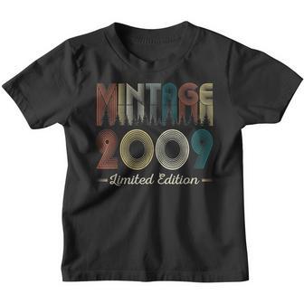 14Th Birthday Gift Vintage 2009 Limited Edition 14 Years Old V2 Youth T-shirt - Thegiftio UK