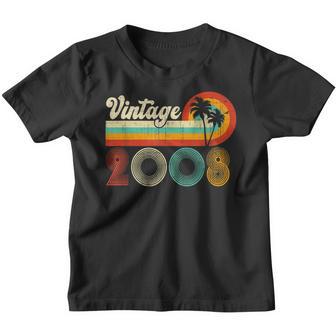15 Year Old Retro Gift Boys Girls Vintage 2008 15Th Birthday Youth T-shirt - Thegiftio UK