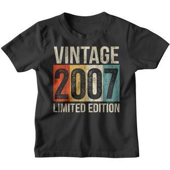 15 Years Old Vintage 2007 Limited Edition 15Th Birthday V2 Youth T-shirt - Thegiftio UK