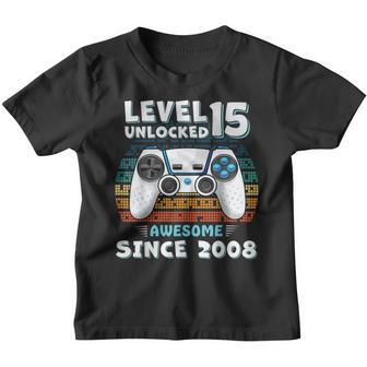 15Yr Bday Son Boy Funny Gamer 15Th 15 Year Old Birthday Youth T-shirt - Thegiftio UK