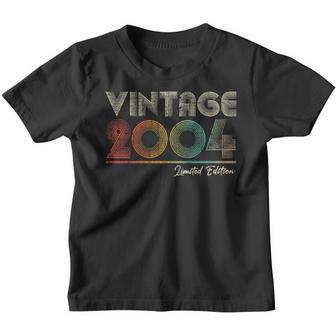 19 Years Old Vintage 2004 19Th Birthday Gifts For Boys Girls Youth T-shirt - Thegiftio UK