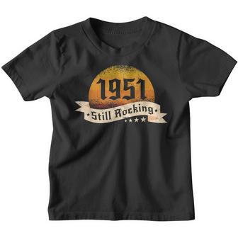 1951 Still Rocking - 71 Years Old Rocker 71St Birthday Youth T-shirt - Thegiftio UK