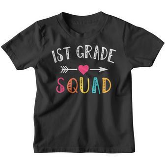 1St First Grade Squad Back To School Teacher Youth T-shirt - Thegiftio UK