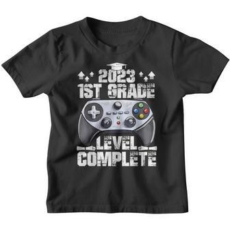 1St Grade Level Complete Gamer Graduation Class Of 2023 Youth T-shirt - Thegiftio UK