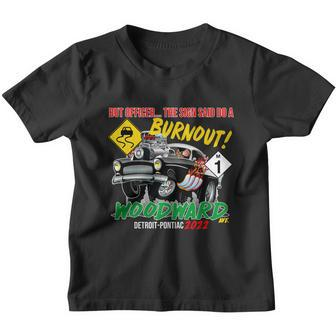 2022 Woodward Cruise Funny Burnout Officer V2 Youth T-shirt - Monsterry DE