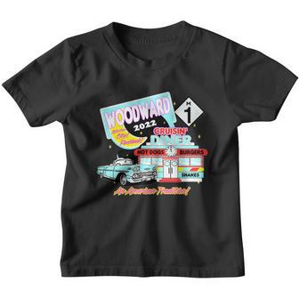 2022 Woodward Drive In Diner Cruise Youth T-shirt - Monsterry
