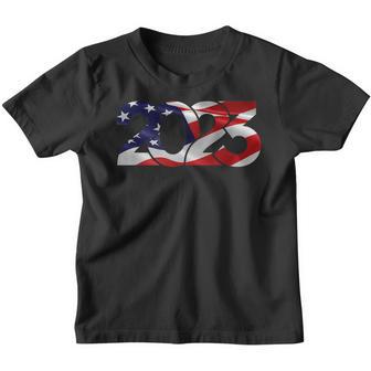 2023 Happy Boy Girl Christmas Usa Flag Youth T-shirt - Thegiftio UK