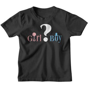 Girl Or Boy Gender Reveal Baby Shower Party Unique T  Youth T-shirt