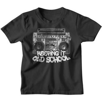 Keeping It Old School - Vintage Boombox Graffiti  Youth T-shirt