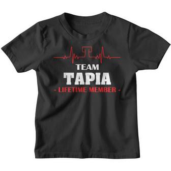 Team Tapia Lifetime Member Family Youth Kid  1Kmo Youth T-shirt