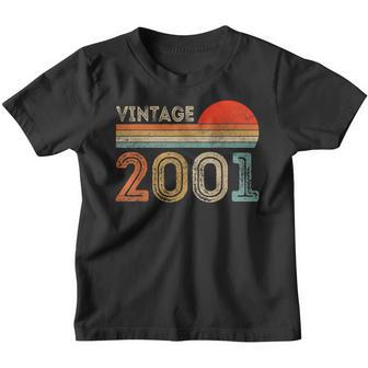 21 Year Old Gift Vintage 2001 Made In 2001 21St Birthday Youth T-shirt - Thegiftio UK