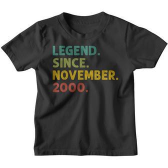 22 Years Old Legend Since November 2000 22Nd Birthday Gifts V2 Youth T-shirt - Thegiftio UK