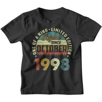 24 Years Old Gifts Legend Since October 1998 24Th Birthday V3 Youth T-shirt - Thegiftio UK
