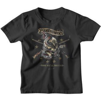 2Nd Amendment 2Nd Amendment Tattoo This We Will Defend Youth T-shirt - Thegiftio UK