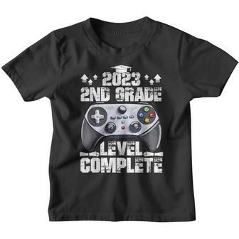 2Nd Grade Level Complete Gamer Graduation Class Of 2023 Youth T-shirt - Thegiftio UK