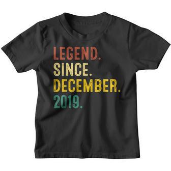3 Years Old Gifts Legend Since December 2019 3Rd Birthday V2 Youth T-shirt - Thegiftio UK