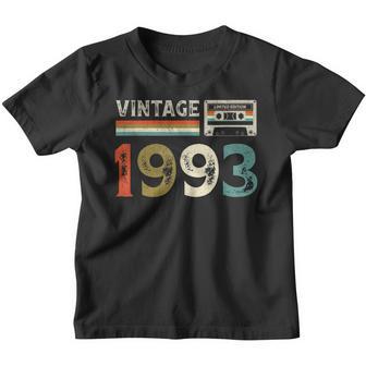 30 Year Old Gifts Vintage 1993 30Th Birthday Cassette Tape Youth T-shirt - Thegiftio UK