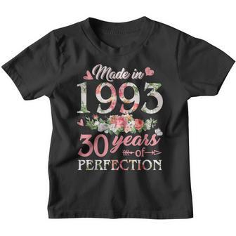30 Year Old Made In 1993 30Th Birthday Gift For Girl Women Youth T-shirt - Thegiftio UK