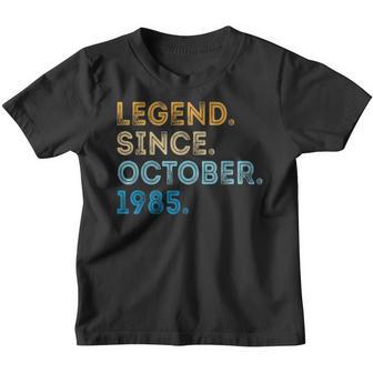 37 Years Old Gifts Legend Since October 1985 37Th Birthday V3 Youth T-shirt - Thegiftio UK