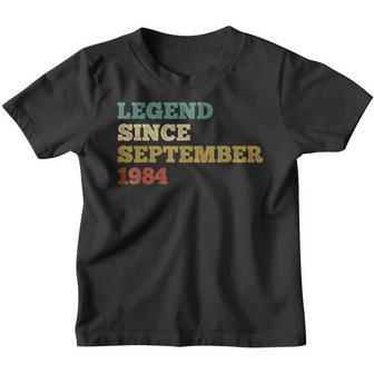 38 Years Old Gifts Legend Since September 1984 38Th Birthday V20 Youth T-shirt - Thegiftio UK