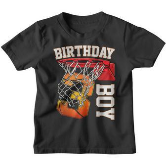 3Rd Birthday Basketball Boy 3 Year Old Basketball Player Youth T-shirt - Thegiftio UK