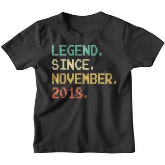 4 Years Old 4Th Birthday Boy Awesome Since November 2018 Youth T-shirt - Thegiftio UK