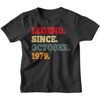 43 Years Old Gifts Legend Since October 1979 43Rd Birthday V3 Youth T-shirt - Thegiftio UK