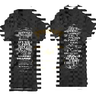 43 Years Old Gifts Legends Born In October 1979 43Rd Bday Youth T-shirt - Thegiftio UK