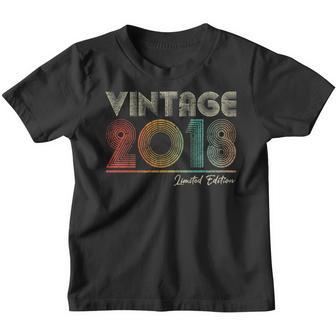 5 Years Old Vintage 2018 5Th Birthday Gifts Funny Boys Girls Youth T-shirt - Thegiftio UK