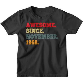 54 Years Old Funny Awesome Since November 1968 54Th Birthday Youth T-shirt - Thegiftio UK