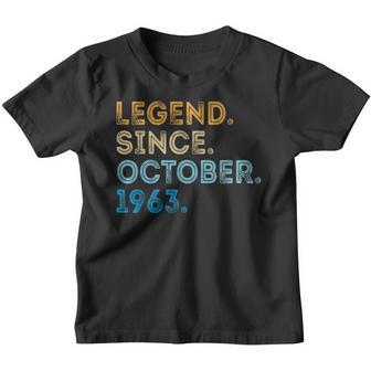 59 Years Old Gifts Legend Since October 1963 59Th Birthday V5 Youth T-shirt - Thegiftio UK
