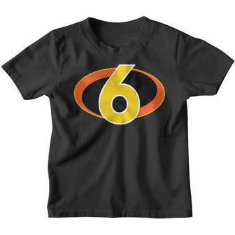 6 Year Old Birthday For Boys Or Girls Age Symbol Youth T-shirt | Mazezy DE