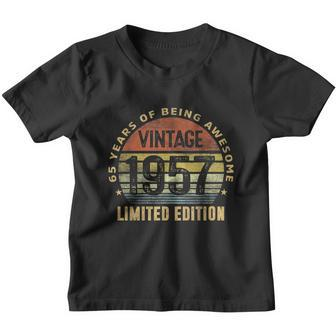 65 Year Old Awesome Gifts Vintage 1957 Retro 65Th Birthday V2 Youth T-shirt - Monsterry DE