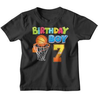 7 Years Old 7Th Birthday Baseball For Boys Party Youth T-shirt - Thegiftio UK
