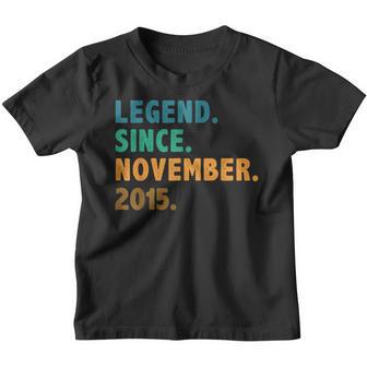 7 Years Old Legend Since November 2015 7Th Birthday Gifts V2 Youth T-shirt - Thegiftio UK