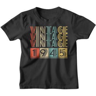 78 Year Old Gifts Made In 1945 Vintage 1945 78Th Birthday Youth T-shirt - Thegiftio UK