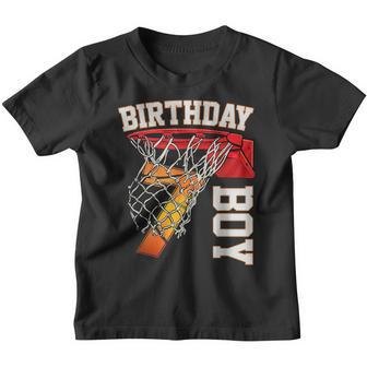7Th Birthday Basketball Boy 7 Year Old Basketball Player Youth T-shirt - Thegiftio UK
