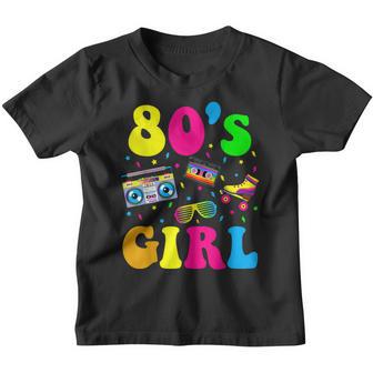 80S Girl Birthday Party Costume Retro Vintage Women Youth T-shirt - Thegiftio UK