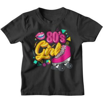 80S Party Theme Party Outfit Costume Vintage Retro 80S Girl Youth T-shirt - Thegiftio UK