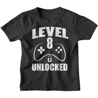 8Th Birthday Gaming Gamer 8 Years Old Bday Youth T-shirt | Mazezy AU