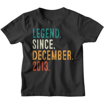 9 Years Old Gift 9Th Birthday Boy Legend Since December 2013 Youth T-shirt - Thegiftio UK