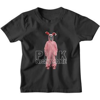 A Christmas Story Ralphie Pink Nightmare Portrait Youth T-shirt - Thegiftio UK